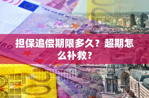 济南担保追偿期限多久？超期怎么补救？