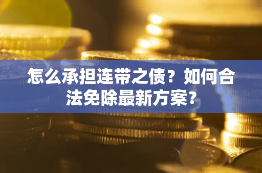 济南怎么承担连带之债？如何合法免除最新方案？